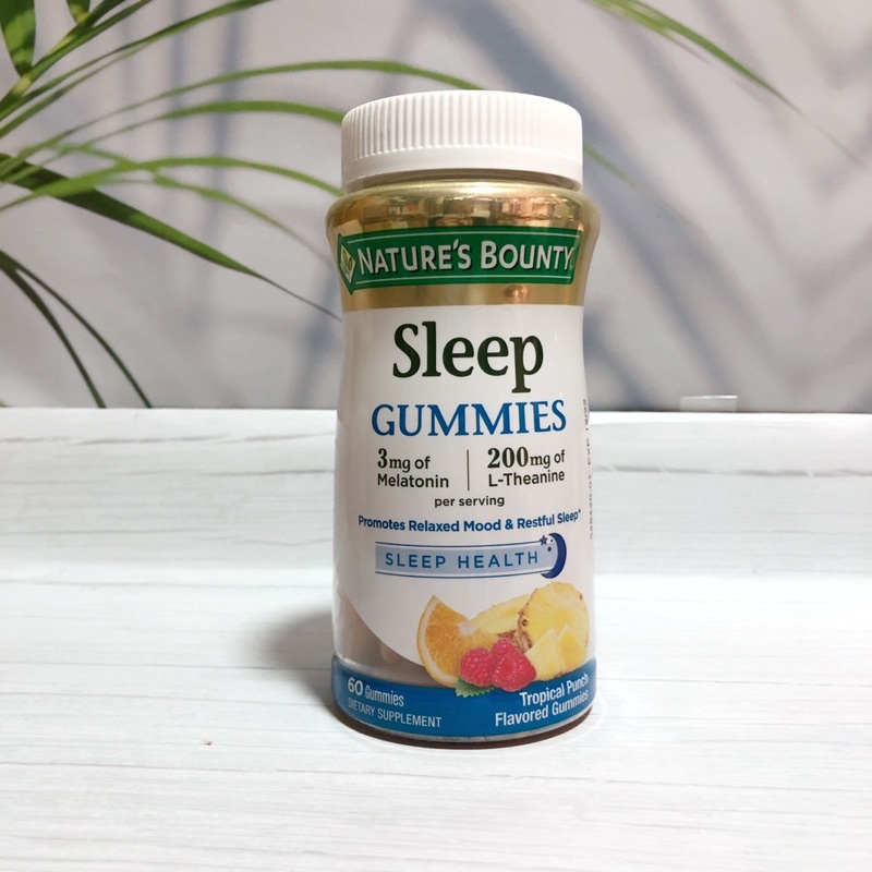 Kẹo ngủ vị trái cây nhiệt đới Sleep Gummies date 2023