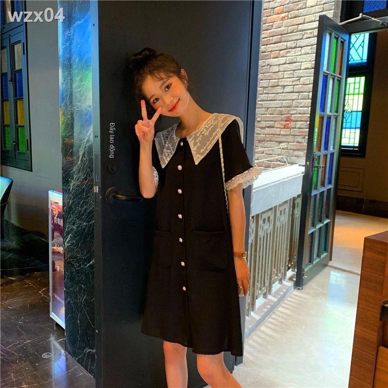 phiên bản Hàn Quốc của khí chất là váy thun mỏng 2021 thời trang mới nữ thiết kế thần tiên mùa hè