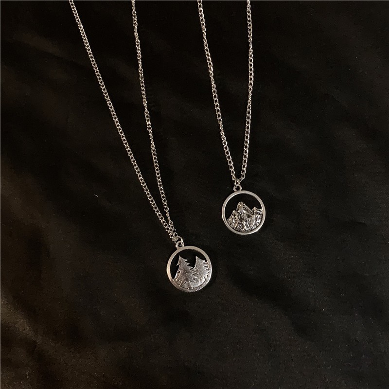 [Spot] Dây Chuyền Phong Cách Hipster Hàn Quốc Cá Tính Dành Cho Couple 22111