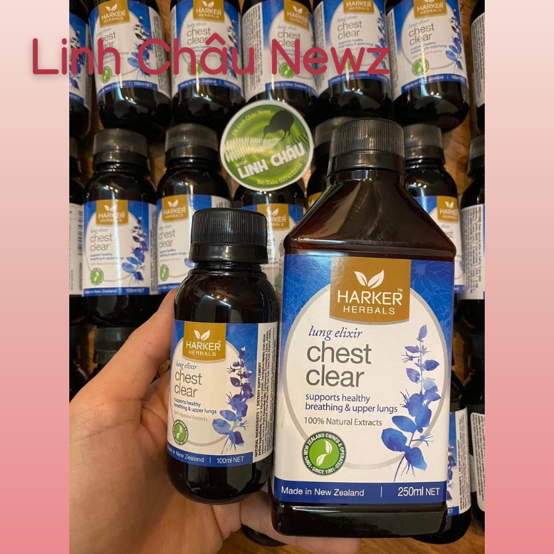 Siro Bổ Phổi Dọn Đờm Đẩy Đờm Harker Chest Clear, Deep Lung Support