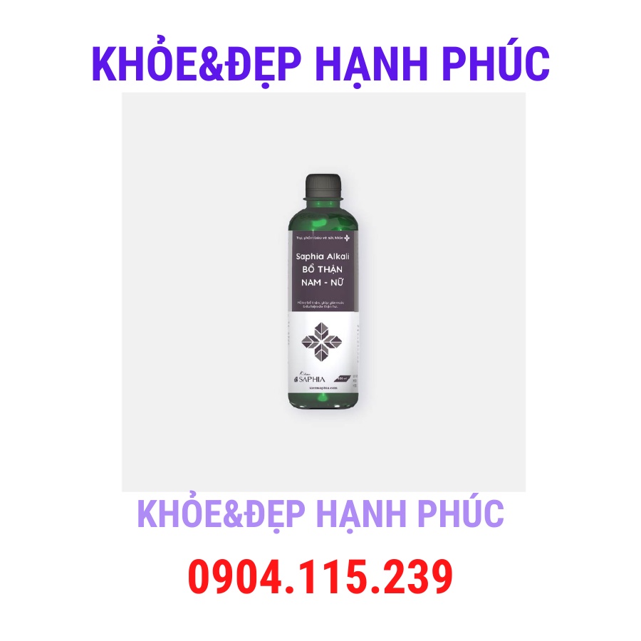 Kiềm Saphia Alkali bổ thận nam nữ - 300 ml/chai