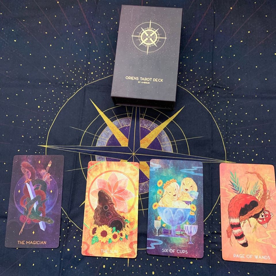 Bài Tarot Oriens Tarot Tặng Đá Thanh Tẩy C163
