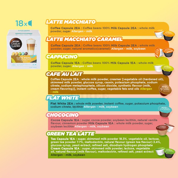 Bộ Sưu Tập 18 Viên Nén Cà Phê Dolce Gusto: Nov 2021 | BigBuy360 - bigbuy360.vn