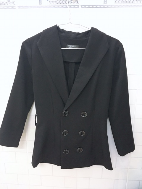 Áo khoác Blazer đen nhiều nút