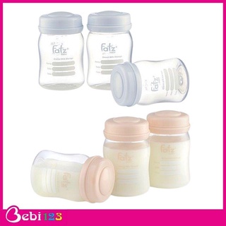 Bộ 3 bình trữ sữa cổ rộng Fatz Baby 150ml cho bé