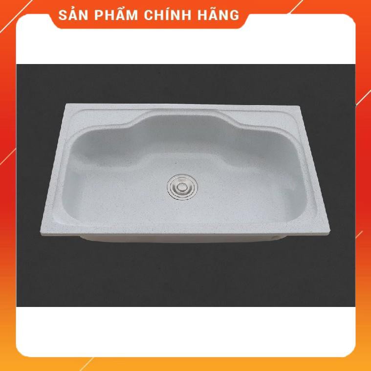 (FreeShip) chậu rửa chén đá nhân tạo 1 hộc 84x50cm