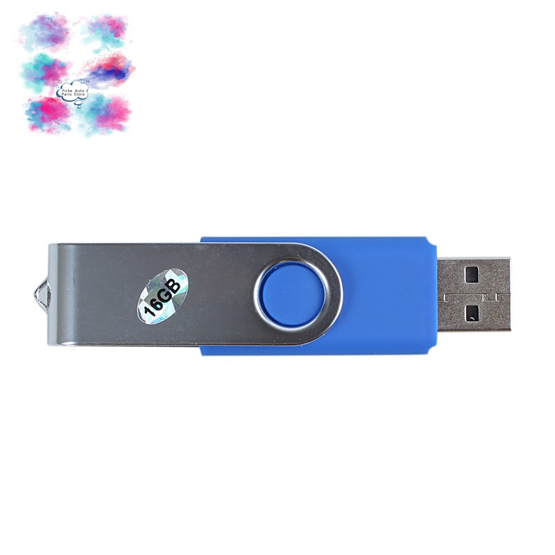 16GB USB 2.0 Waterproof Flash Drive Memory Card Pen Reader Dark Blue