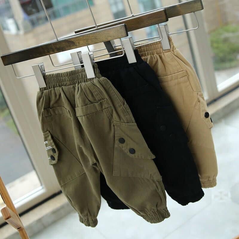 Quần kaki Cúc Đen bé trai 10-35kg