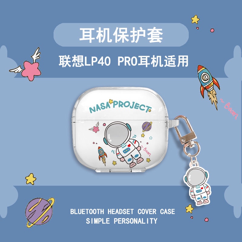 Sẵn Sàng! Ốp Bảo Vệ Hộp Đựng Tai Nghe Airpods Trong Suốt Lenovo LP40 Pro Xinh Xắn