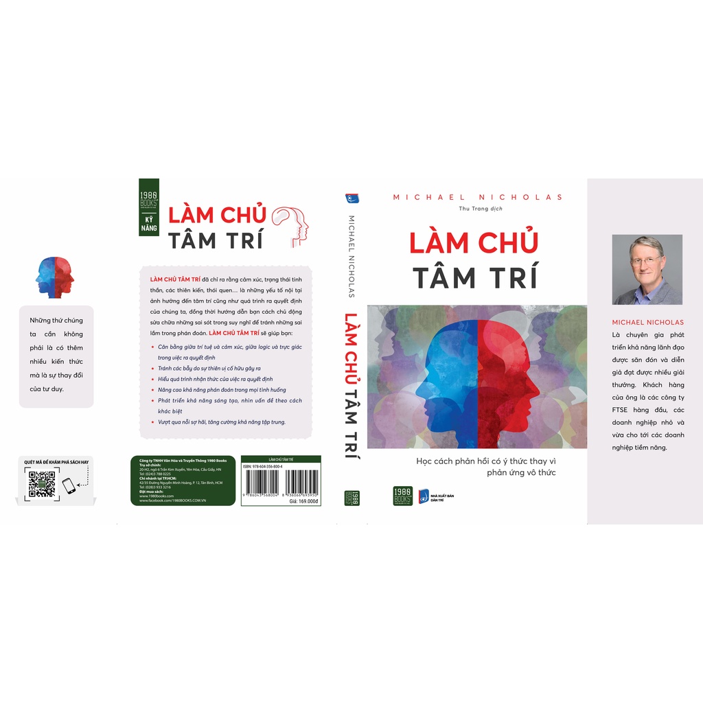 Sách - Làm chủ tâm trí - Michael Nicholas (1980BOOKS HCM)