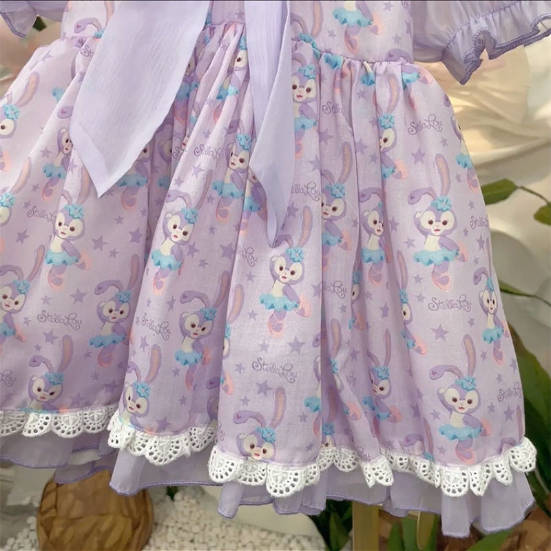 Đầm Công Chúa Lolita Thời Trang Mùa Hè Phương Tây Cho Bé Gái