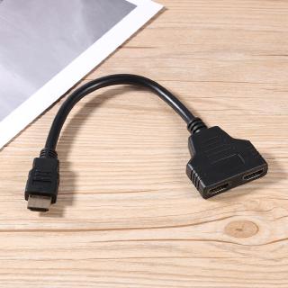 Domybest♚hdmi splitter 1080p video hdmi switcher 1x2 split 1 in 2 out cable adapter