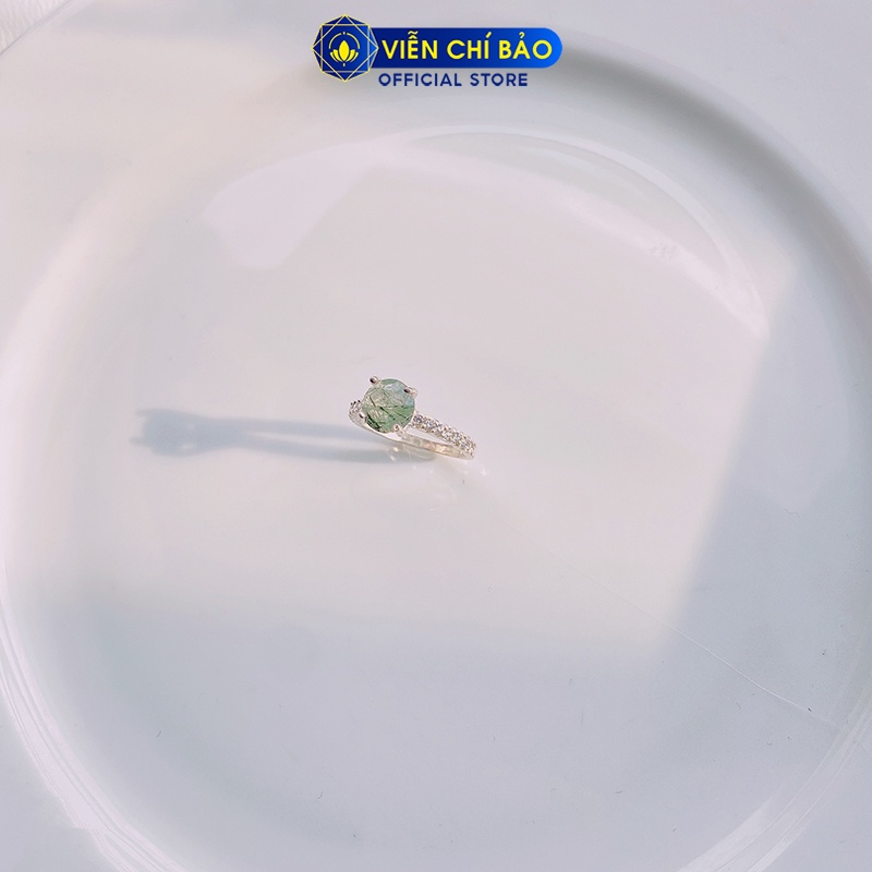 Nhẫn bạc nữ tóc xanh chất liệu bạc 925 thời trang phụ kiện trang sức nữ Viễn Chí Bảo N600028-1