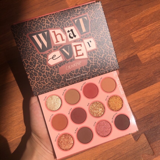 [Chính hãng] Bảng phấn mắt Colourpop What Ever Eyeshadow Palette 12 ô màu chống thấm nước lâu trôi