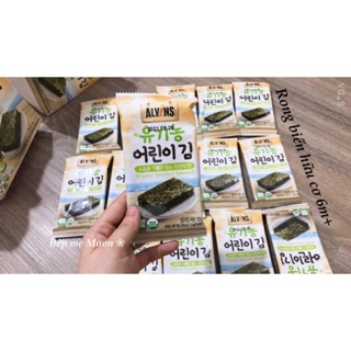 Rong biển tách muối Hàn Quốc cho bé 6m+