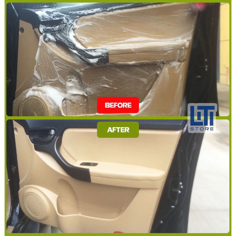 XỊT CAMEL BỌT VỆ SINH GHẾ DA Ô TÔ NỘI THẤT SOFA NỘI THẤT KÈM CHỔI