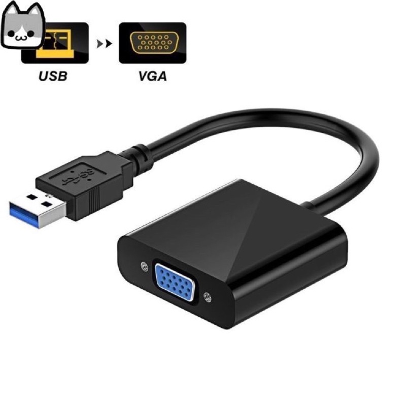 Cáp chuyển đổi tín hiệu USB 3.0 sang VGA