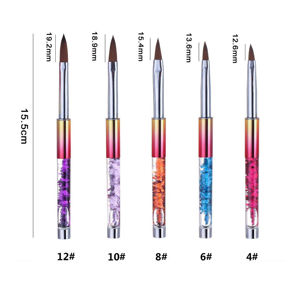 Cọ Vẽ Trang Trí Móng Tay Nghệ Thuật Bằng Acrylic Lấp Lánh