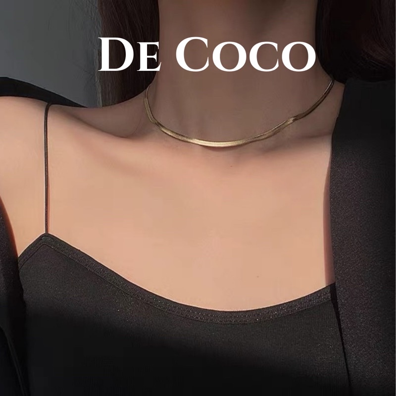 [KHÔNG ĐEN GI] Vòng cổ choker basic cao cấp Decoco