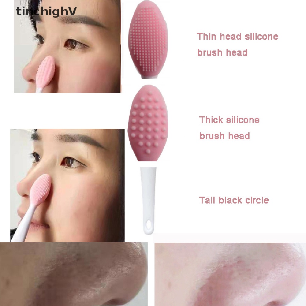 [Hàng mới về] Cọ silicone tẩy tế bào chết loại bỏ mụn đầu đen làm sạch sâu