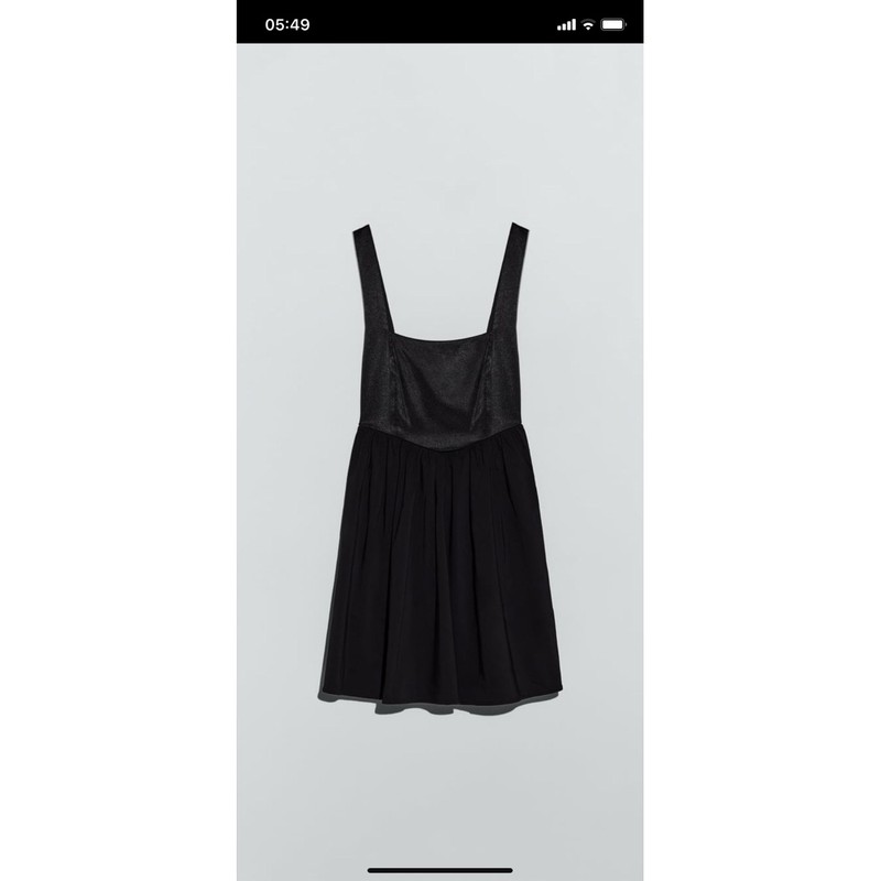 Đầm Phối Satin Zara