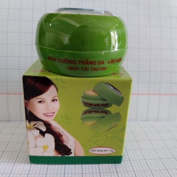 Kem Trắng Da Lão Hóa Giúp Tái Tạo Da Kim Chi Xanh 10g