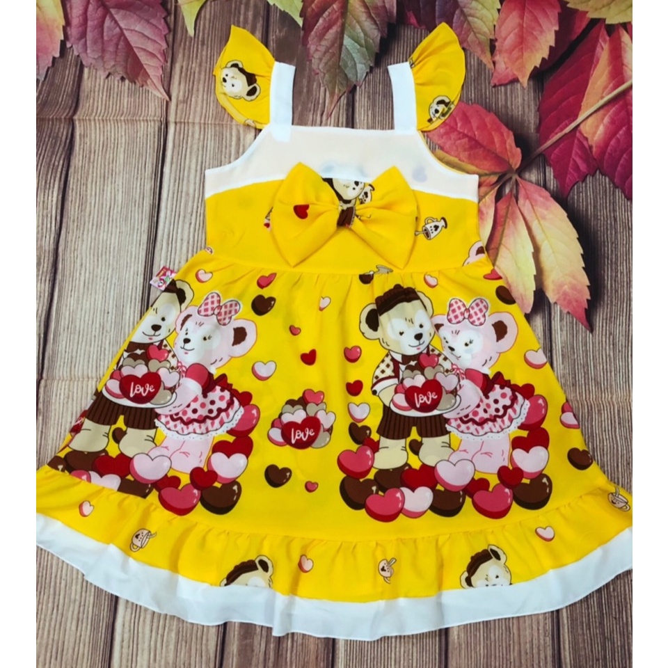 Combo 3 Đầm Luạ Cánh Tiên Dễ Thương Bé