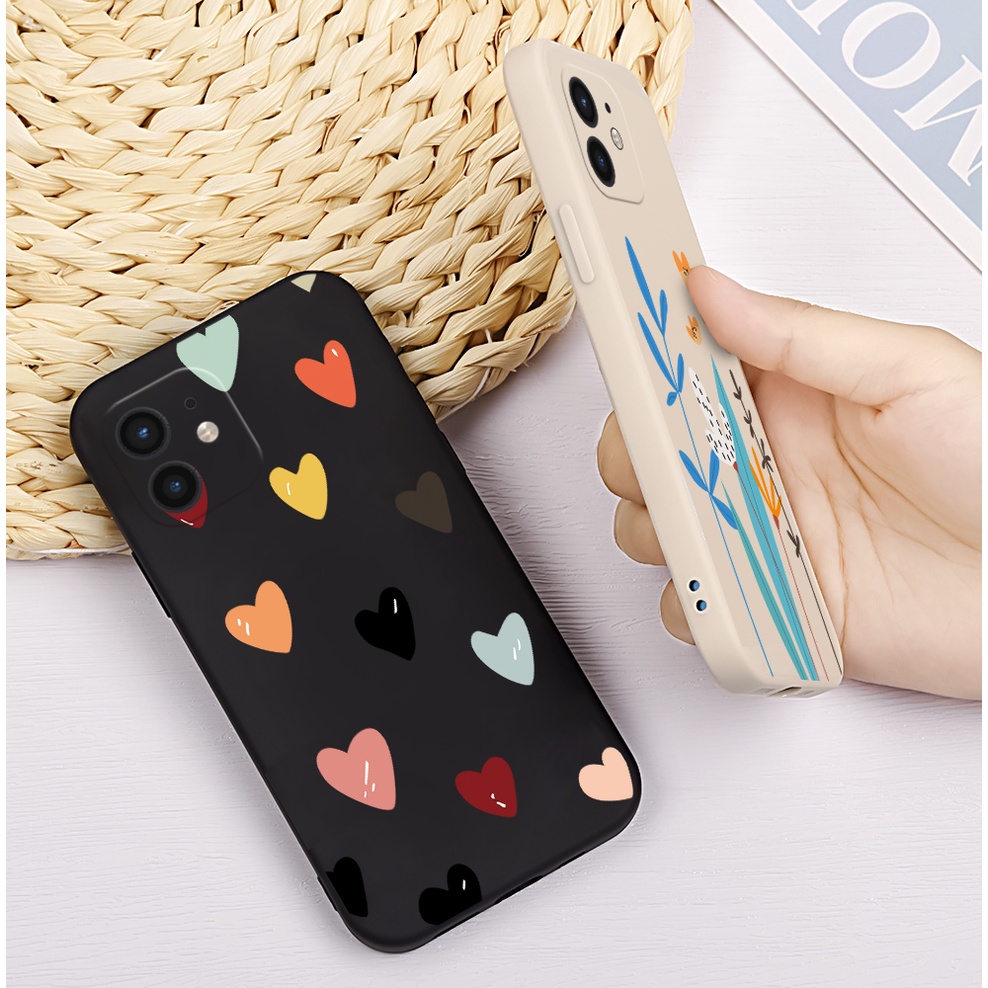 Ốp Điện Thoại Mềm Hình Hoa Cho IPhone SE3 2020 13 Pro Max 12 Pro Max 11 Pro Max X Xs Max Xr 6P 7P 8P 6 7 8 SE 2020