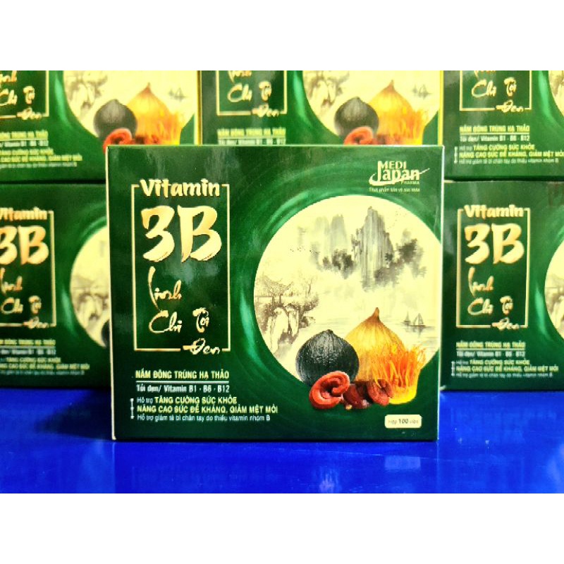 VITAMIN 3B Linh chi Tỏi đen