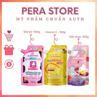 Muối Tắm A Bonne Spa Đủ Loại Có Vòi, Dưỡng Trắng Da, Tẩy Tế Bào Chết, Giúp Da Mềm Mịn - Abonne Spa Milk Salt 350g