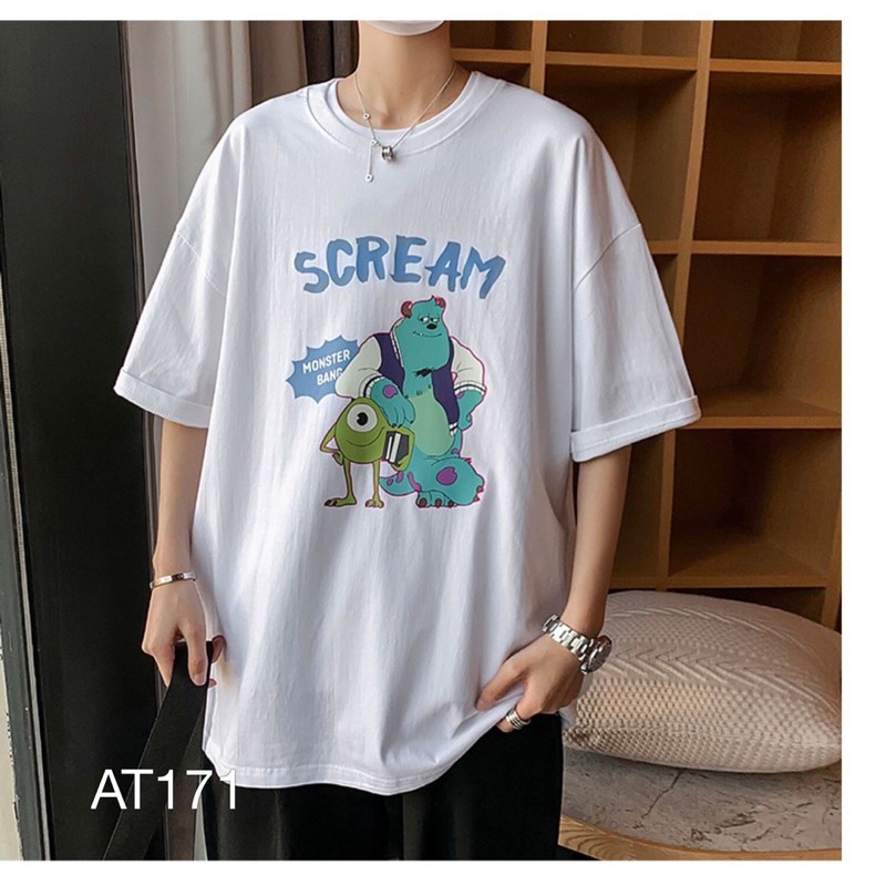 Áo thun nam nữ VN CLO in hình scream - AT171