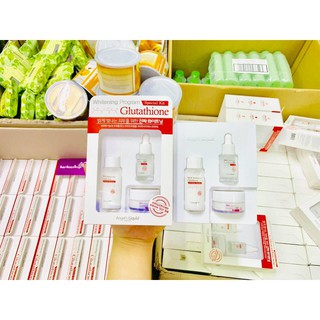 Bộ 3 sp trắng da 7day whitening program Glutathione