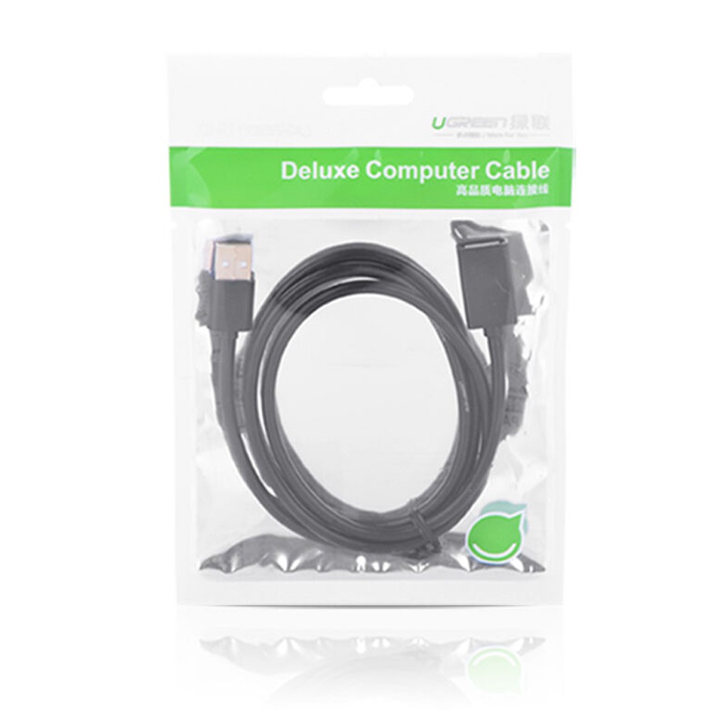 Dây cáp nối dài USB 2.0 (1 đầu đực, 1 đầu cái) dài 5M UGREEN US103 10318