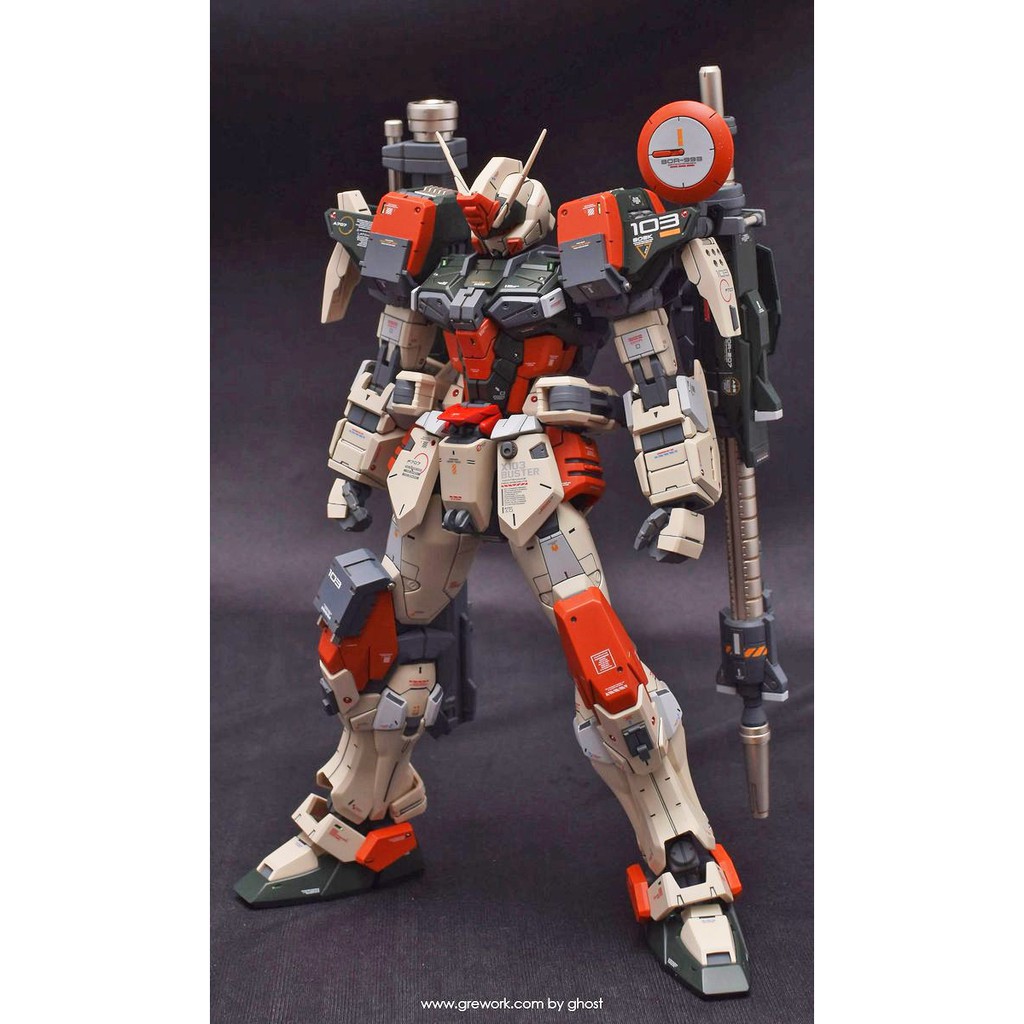 Decal nước cho mô hình MG 1/100 GAT-X103 Buster Gundam