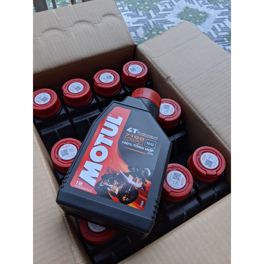 [CHÍNH HÃNG] Nhớt Motul 7100 4T 10w50 C12B1 1 Lít dành cho xe số