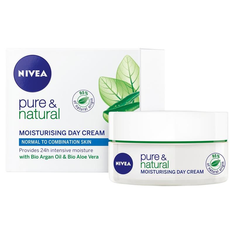 KEM DƯỠNG DA  NIVEA PURE NATURAL BAN NGÀY CỦA ĐỨC