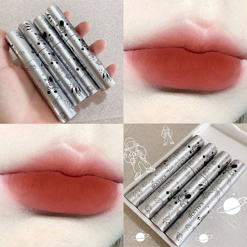[Hàng mới về] Son môi Kaluoji dưỡng ẩm không phai thiết kế vỏ họa tiết phi hành gia | BigBuy360 - bigbuy360.vn