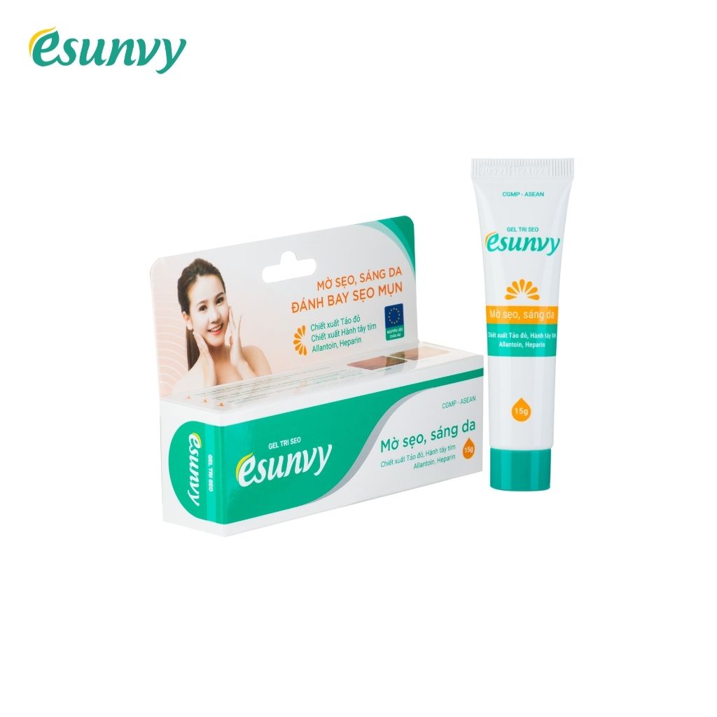 Gel Mờ Sẹo Esunvy Thành Phần Tự Nhiên Giúp Giảm Thâm, Giữ Ẩm Cho Da Tuýp 15g TMP015