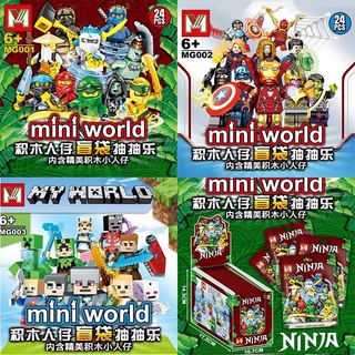 Đồ chơi mô hình nhân vật Minecraft Ninja Avengers
