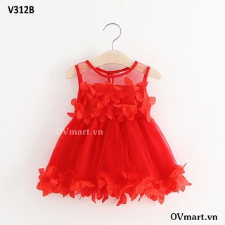 Váy voan đỏ điệu đà