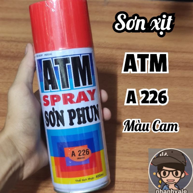 Sơn phun (Sơn xịt) ATM A226 màu cam 400ml