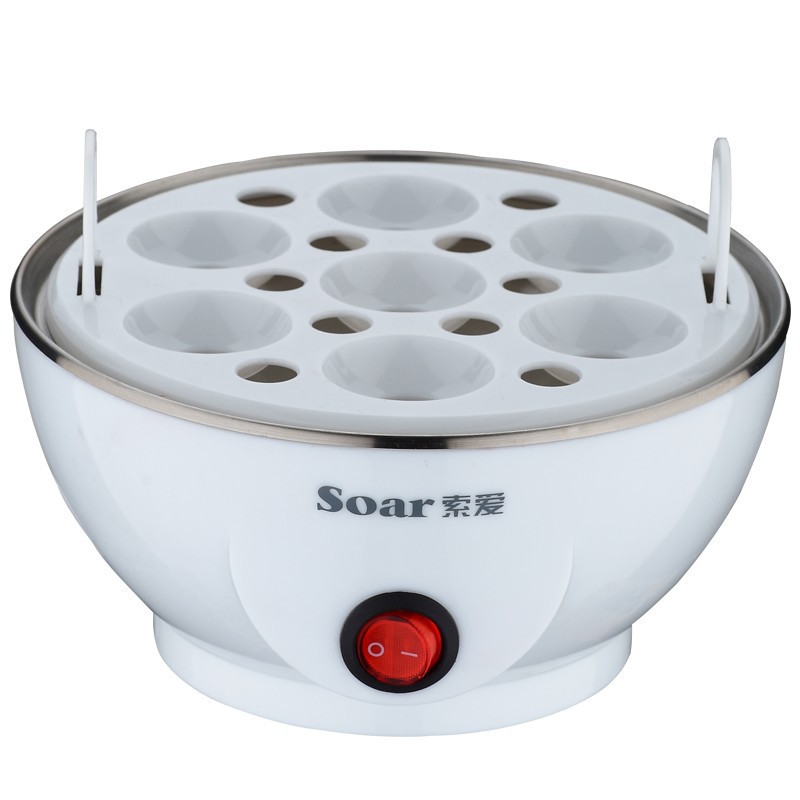 Máy luộc trứng hấp thức ăn Soar 2 tầng nhựa PP đa năng