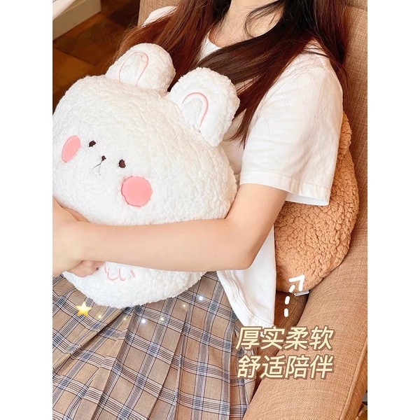 Gối ôm tựa lưng hình thú dễ thương 42cm