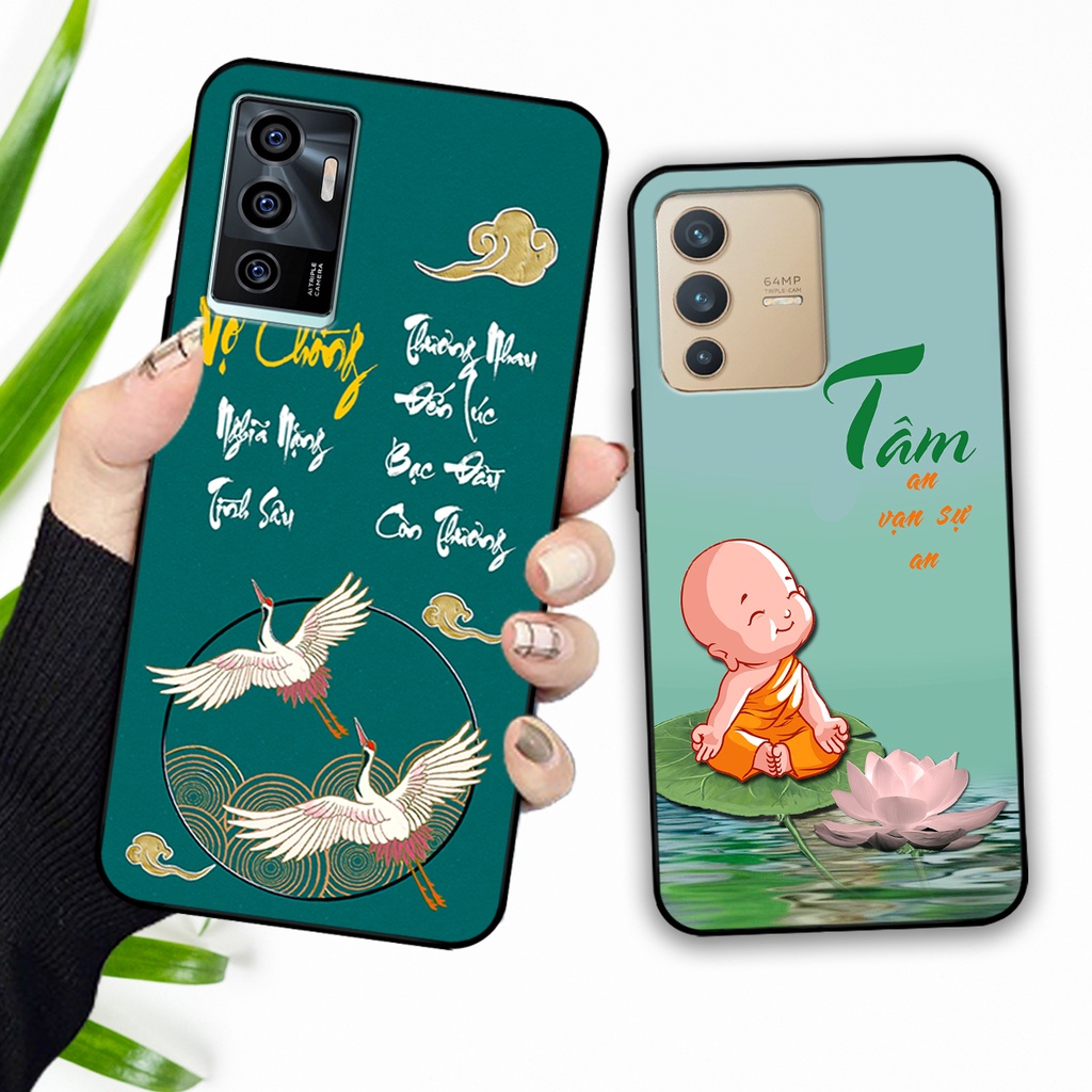 Ốp lưng Vivo V23e - Vivo V23 5G in hình phong cách chữ thư pháp cha mẹ, tài lộc