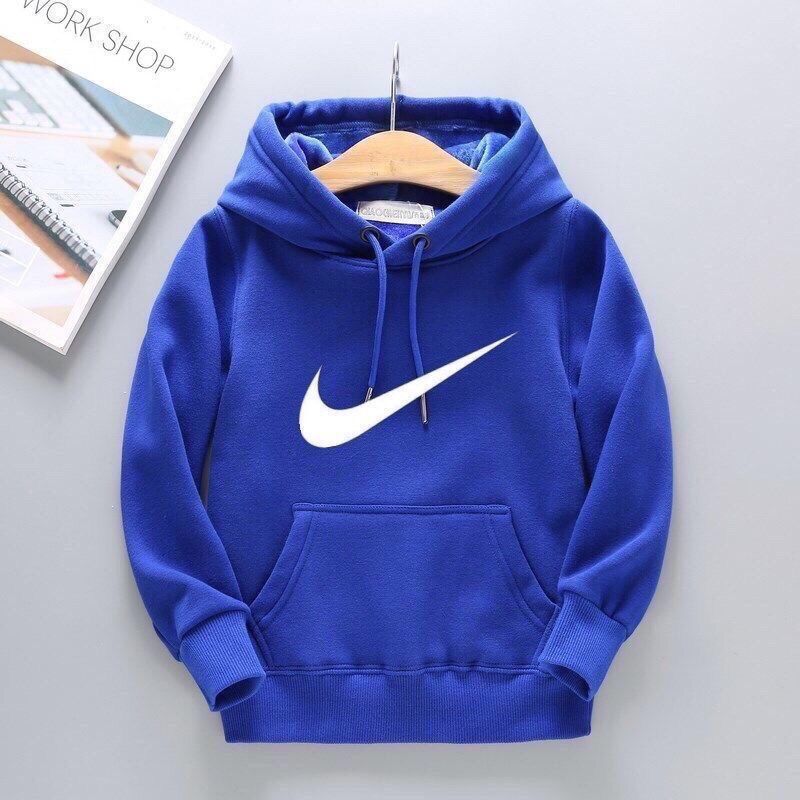 Áo hoodie nhung dày dặn thời trang thu đông cho bé