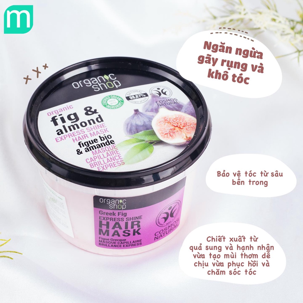 Mặt Nạ Ủ Tóc Organic Shop 250ml