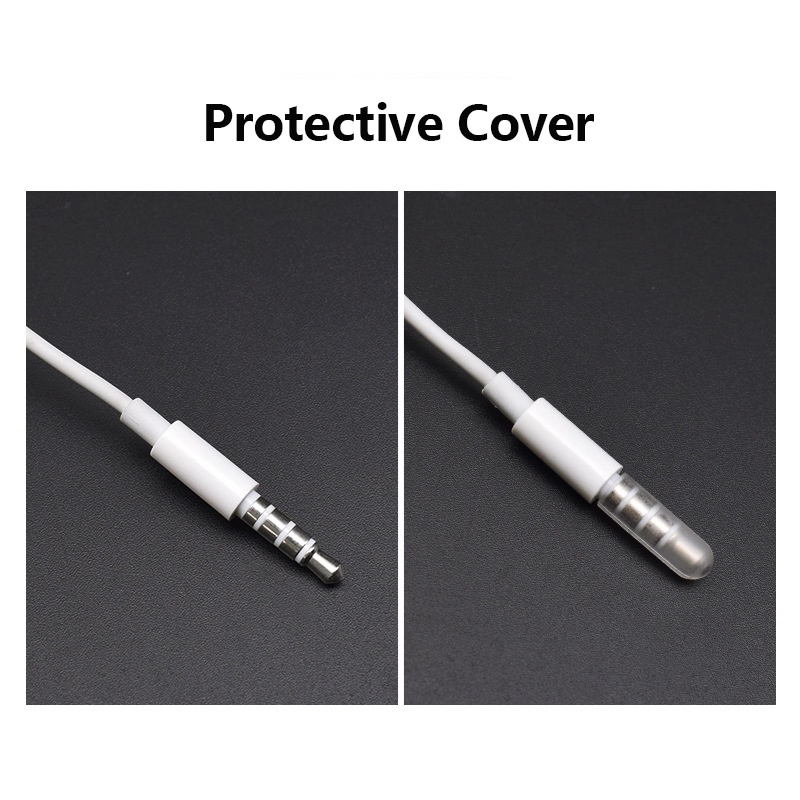 Vỏ bọc trong suốt bảo vệ cho đầu cắm tai nghe kích thước 3.5mm