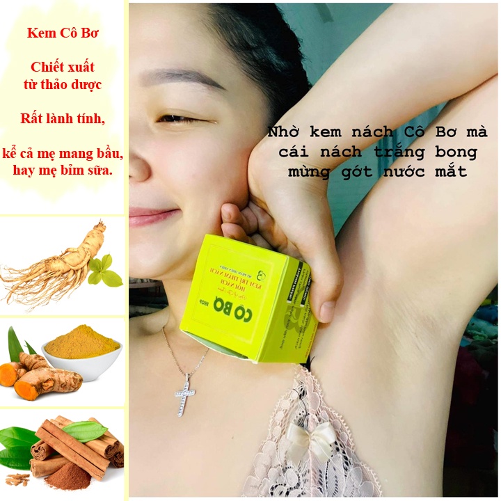 Kem Cô Bơ Lọ To 30gr Giảm Thâm Nách, Hết Hôi Nách Siêu Tiết Kiệm Giúp Loại Bỏ Mùi Hôi Dưỡng Trắng Nách