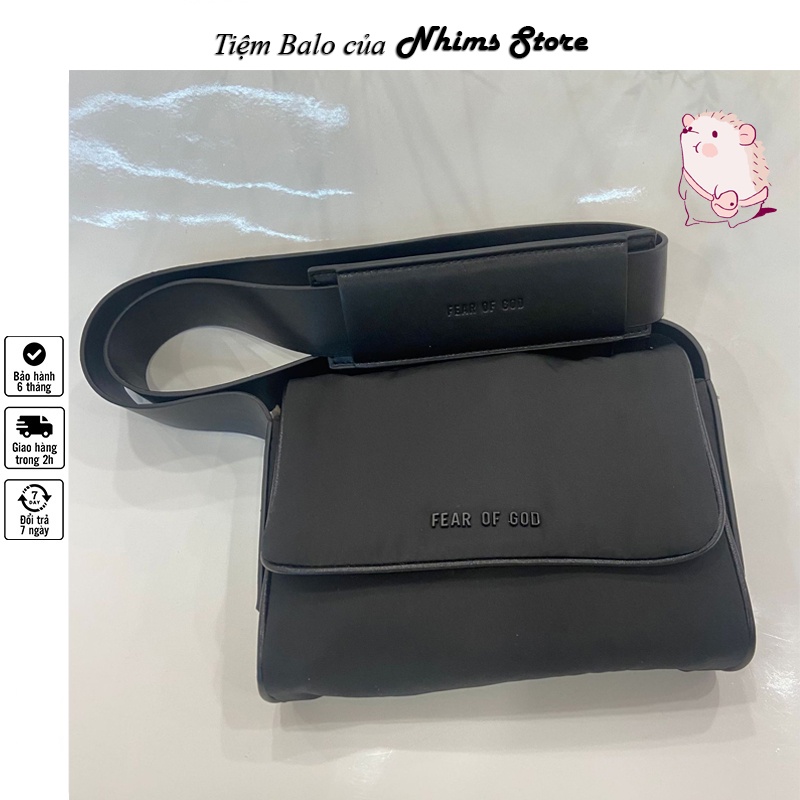 ⚡️ - Túi Đeo Chéo FEAR OF GOD Black Crossbody Bag ss7