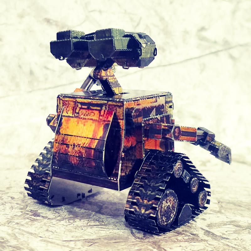 Mô Hình Kim Loại 3D Lắp Ráp Metal Head Robot Biết Yêu